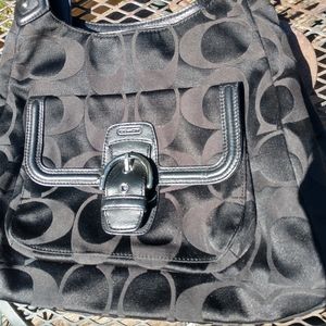 ♥️ Authentic Coach logo satchel handbag